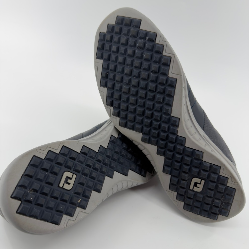 FootJoy Contour Casual Navy Blue Leather Spikeless Golf Shoes 54070 Mens 11 M - Picture 6 of 6